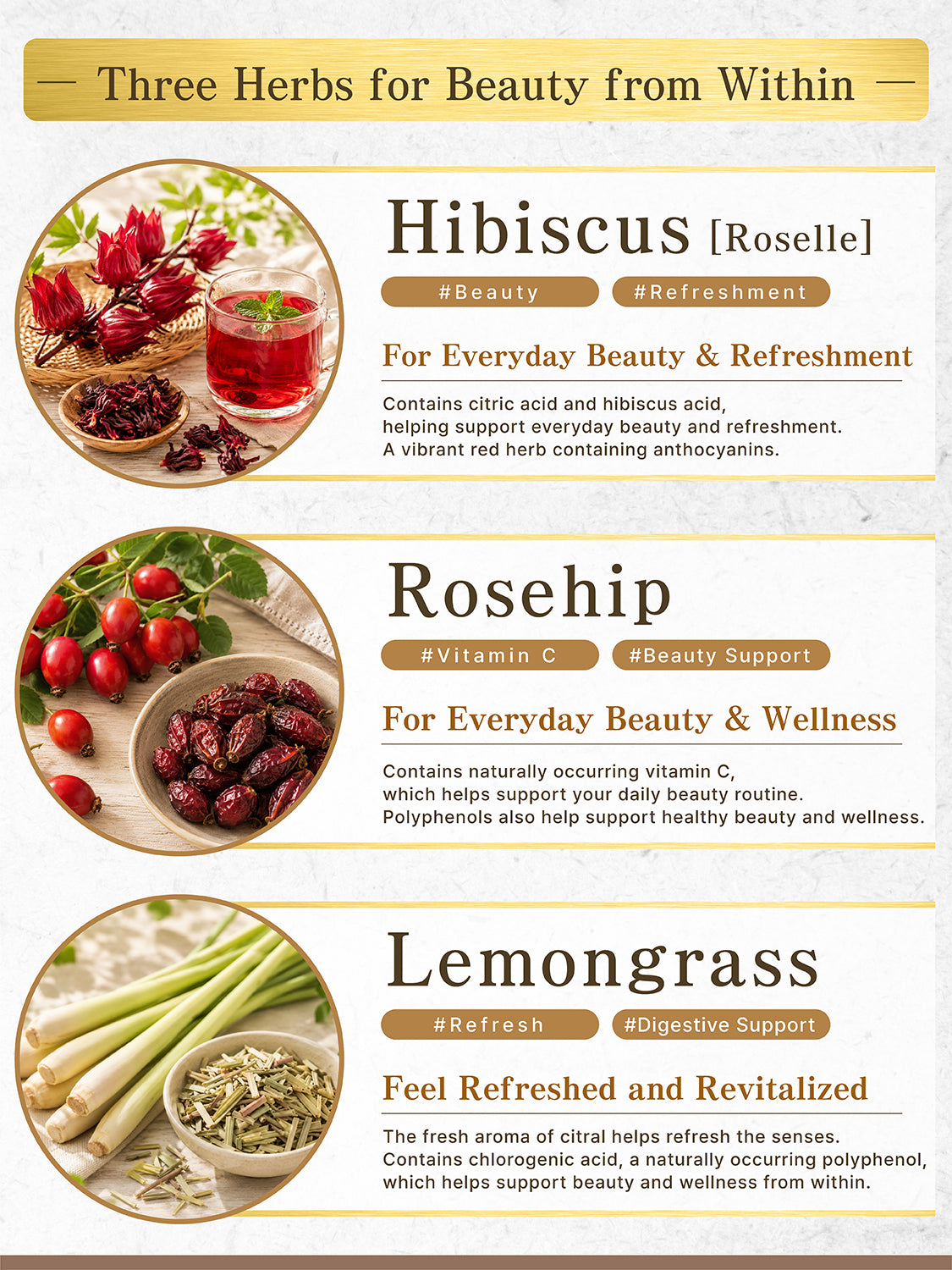 [HELLO and] Irodori Blend: Egyptian Hibiscus, Chilean Rosehip & Egyptian Lemongrass (Caffeine-Free, 30 Bags)