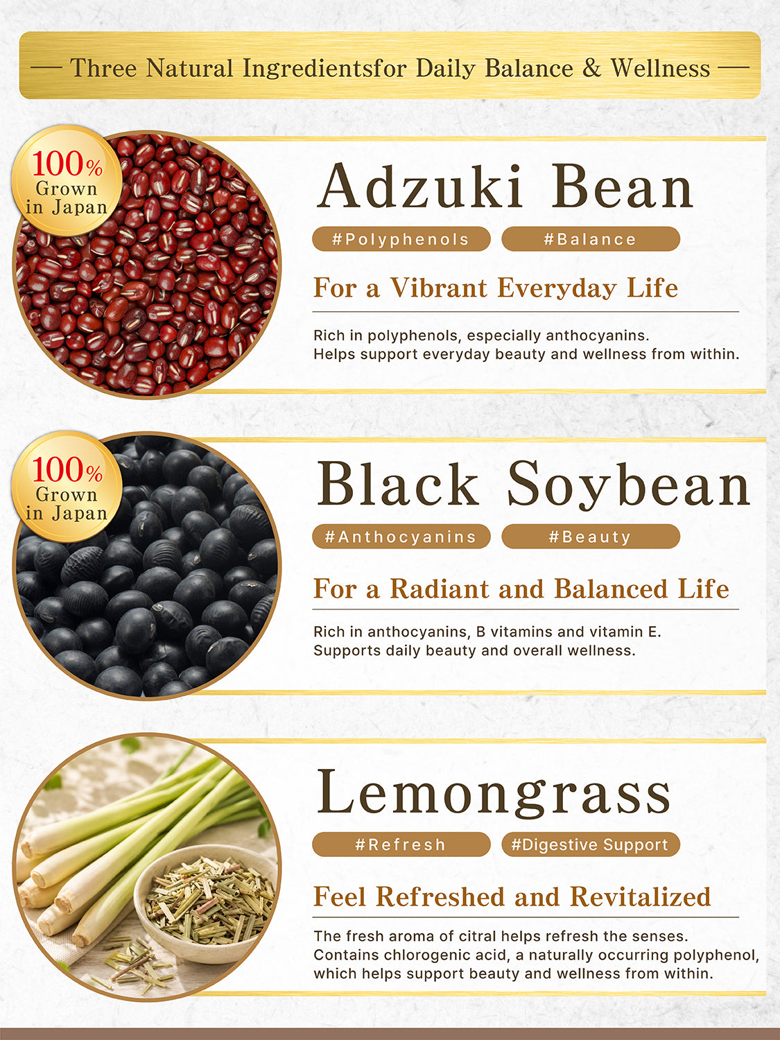[HELLO and] Yoi-no-ka Blend: Japanese Adzuki Bean, Black Soybean & Egyptian Chamomile (Caffeine-Free, 30 Bags)